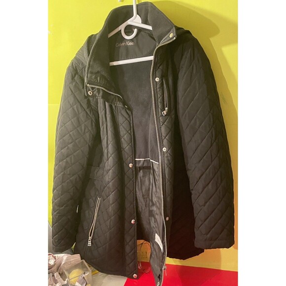 Women’s Calvin Klein  Removable Hooded Coat Size XL. - Picture 3 of 4
